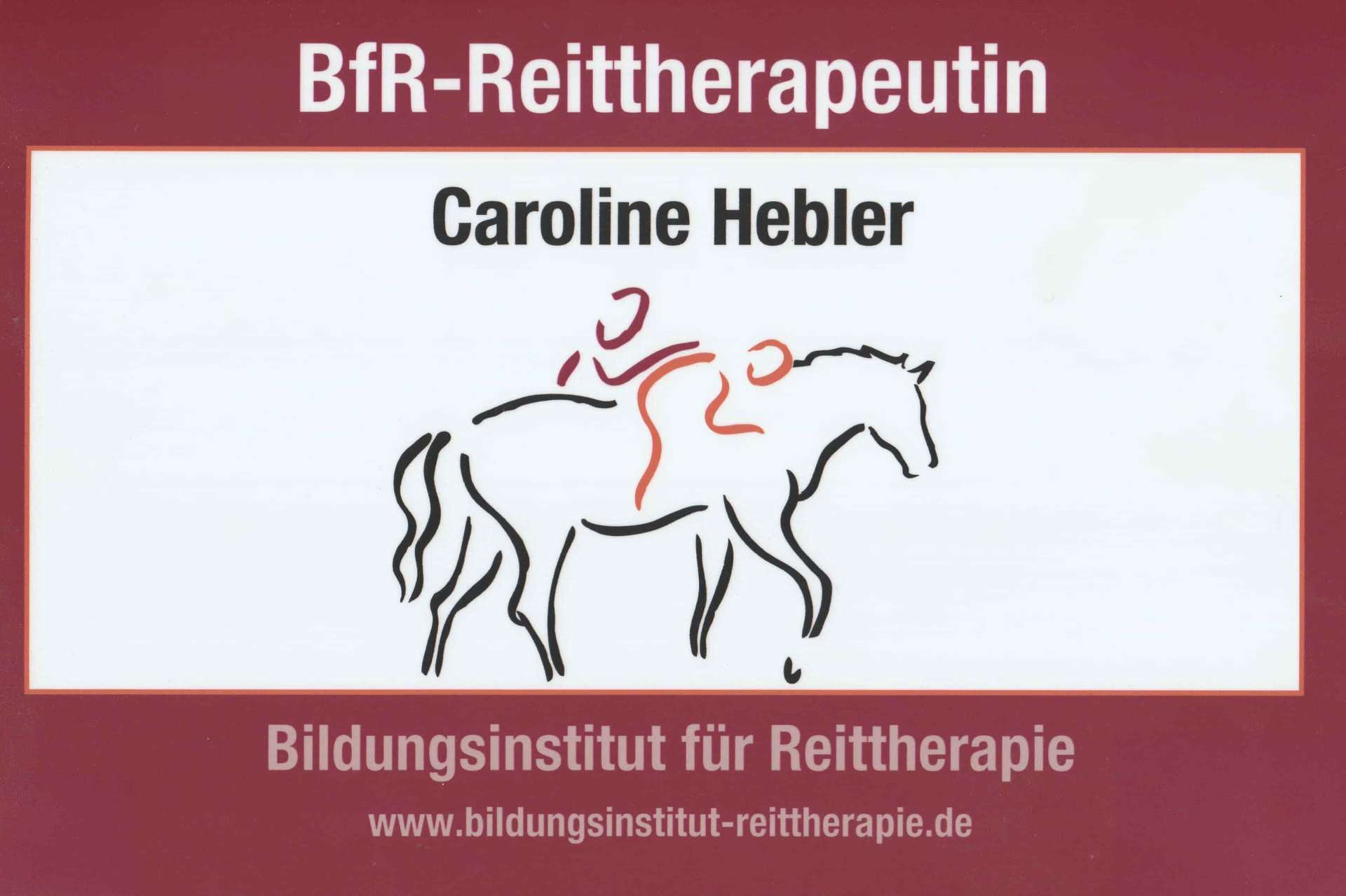 Ausbildung Reittherapeutin